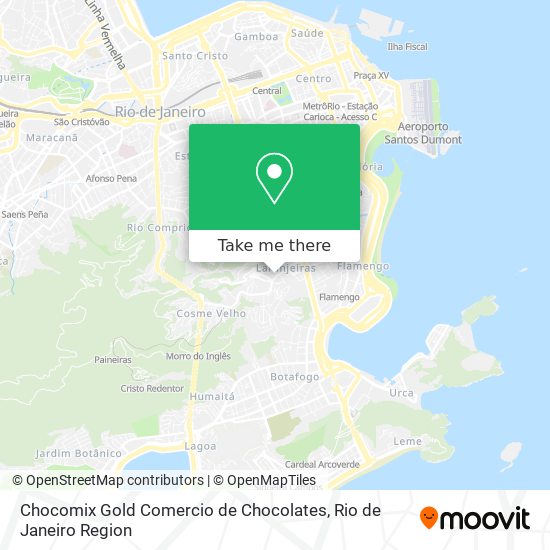 Mapa Chocomix Gold Comercio de Chocolates