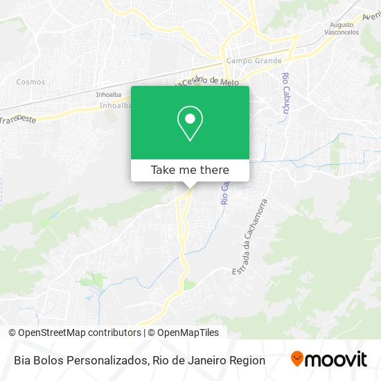 Bia Bolos Personalizados map