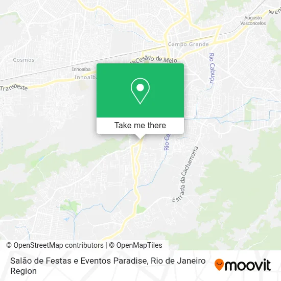 Salão de Festas e Eventos Paradise map