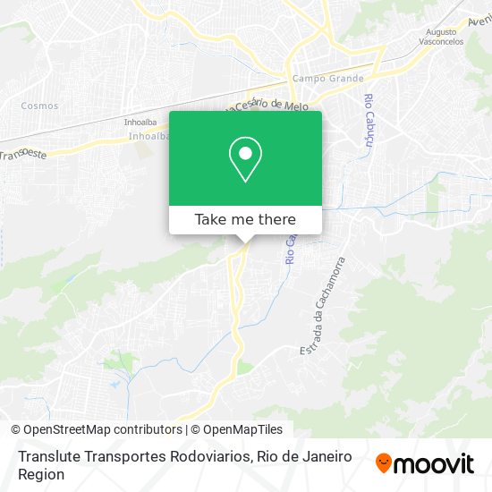 Mapa Translute Transportes Rodoviarios