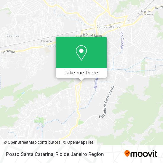 Posto Santa Catarina map