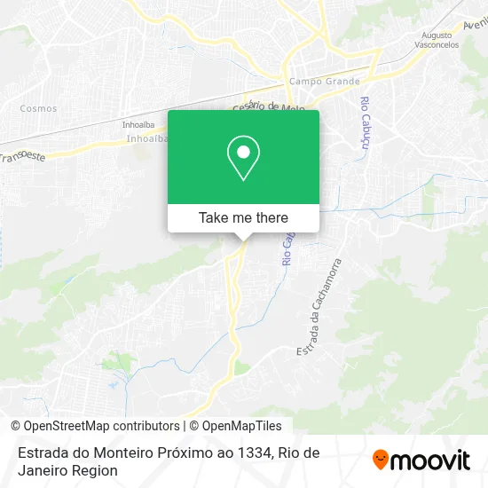 Estrada do Monteiro Próximo ao 1334 map