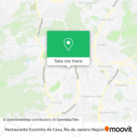 Restaurante Gostinho de Casa map
