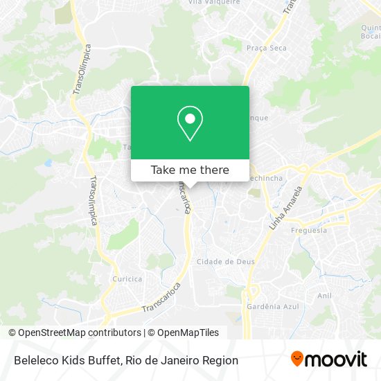 Mapa Beleleco Kids Buffet