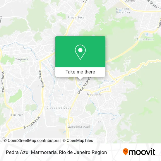 Pedra Azul Marmoraria map