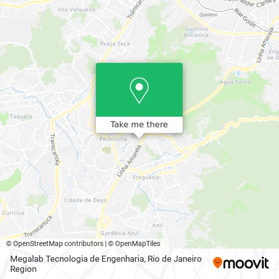 Mapa Megalab Tecnologia de Engenharia
