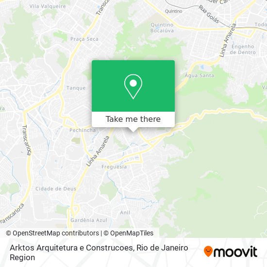 Arktos Arquitetura e Construcoes map