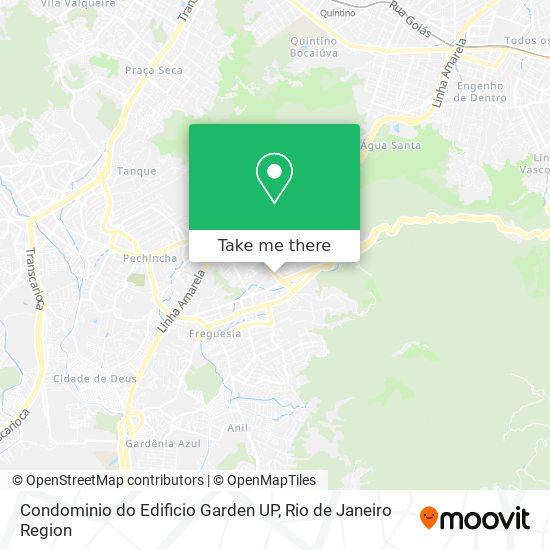 Condominio do Edificio Garden UP map