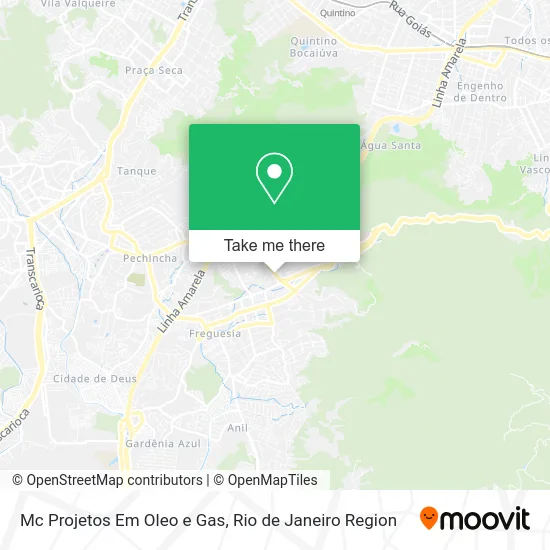 Mc Projetos Em Oleo e Gas map