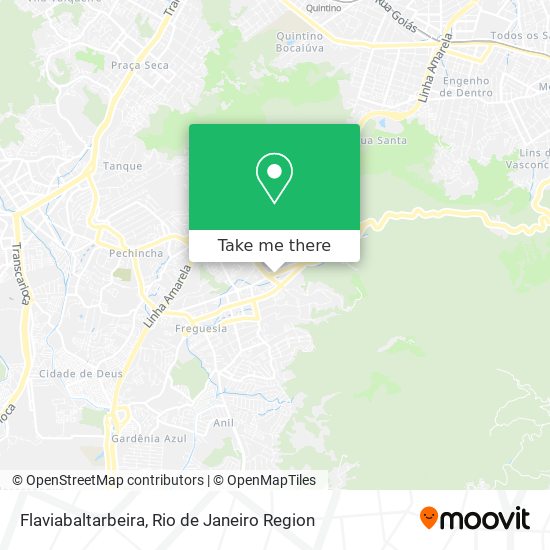 Flaviabaltarbeira map