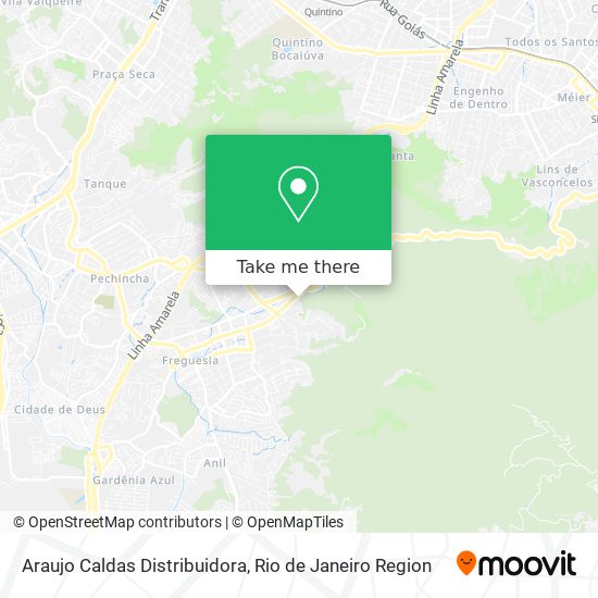 Araujo Caldas Distribuidora map