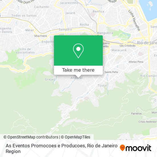 As Eventos Promocoes e Producoes map