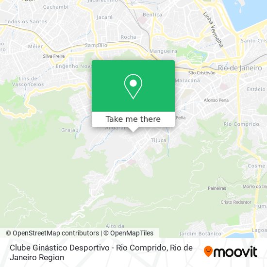 Clube Ginástico Desportivo - Rio Comprido map