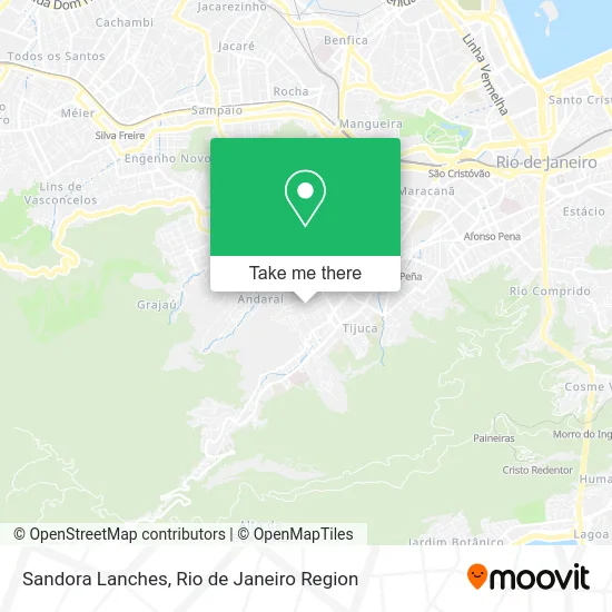 Sandora Lanches map