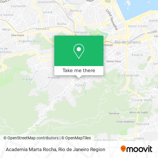 Mapa Academia Marta Rocha