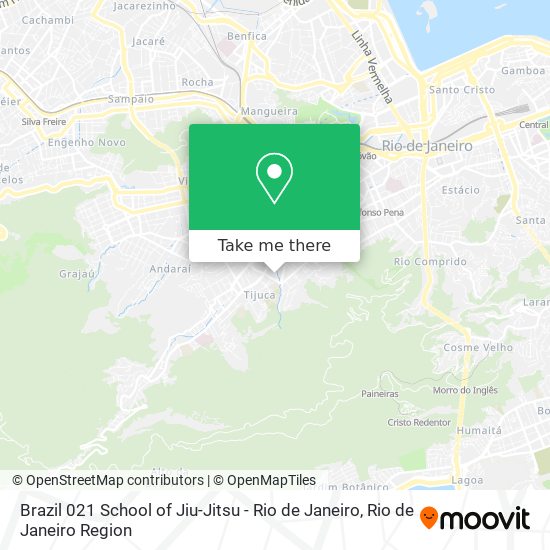 Mapa Brazil 021 School of Jiu-Jitsu - Rio de Janeiro