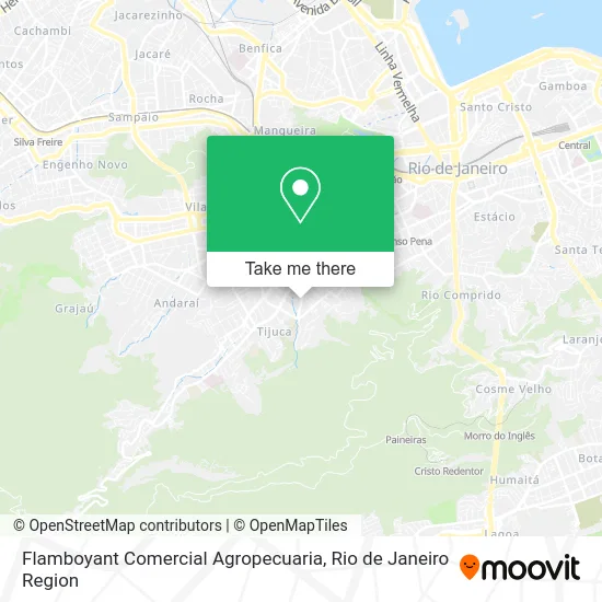 Flamboyant Comercial Agropecuaria map