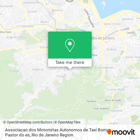 Associacao dos Motoristas Autonomos de Taxi Bom Pastor do es map