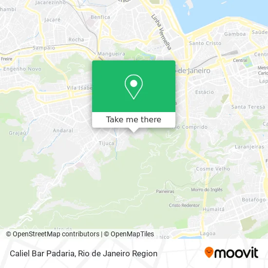 Caliel Bar Padaria map