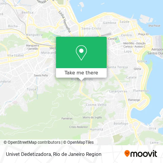 Univet Dedetizadora map