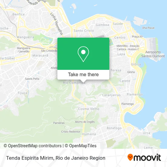 Tenda Espirita Mirim map