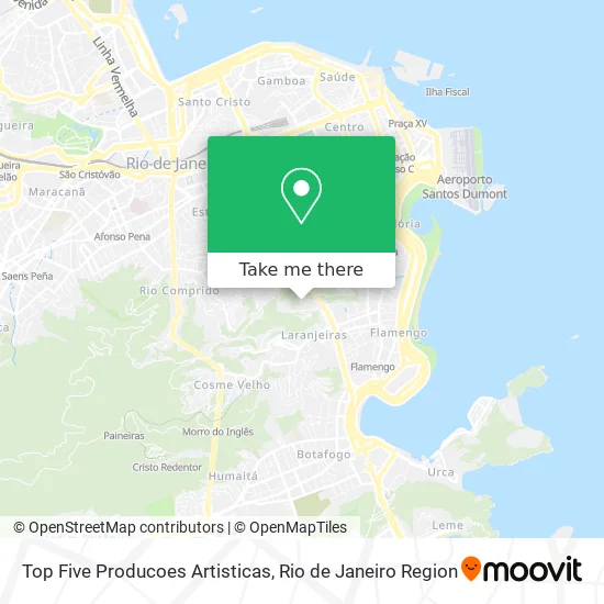 Top Five Producoes Artisticas map