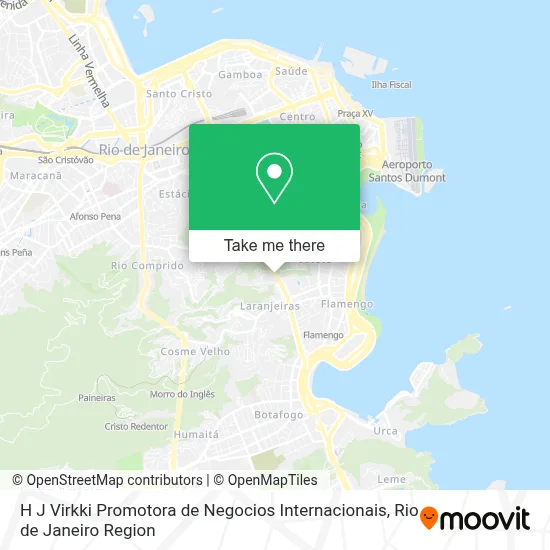 H J Virkki Promotora de Negocios Internacionais map