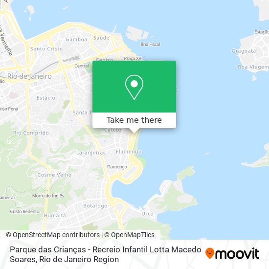 Mapa Parque das Crianças - Recreio Infantil Lotta Macedo Soares