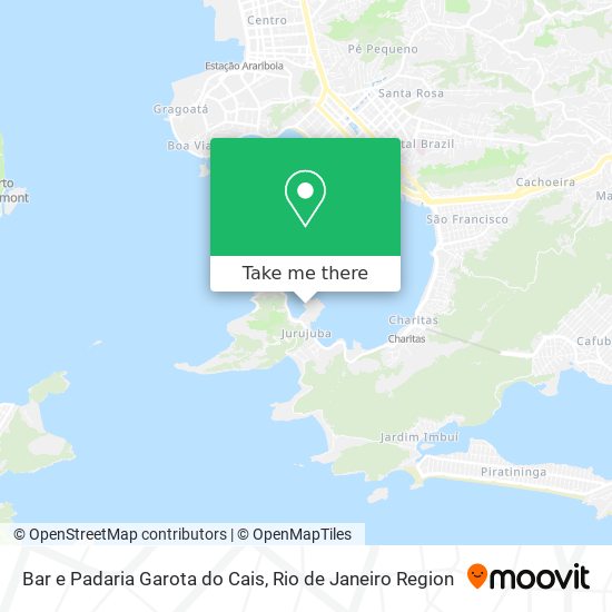 Bar e Padaria Garota do Cais map
