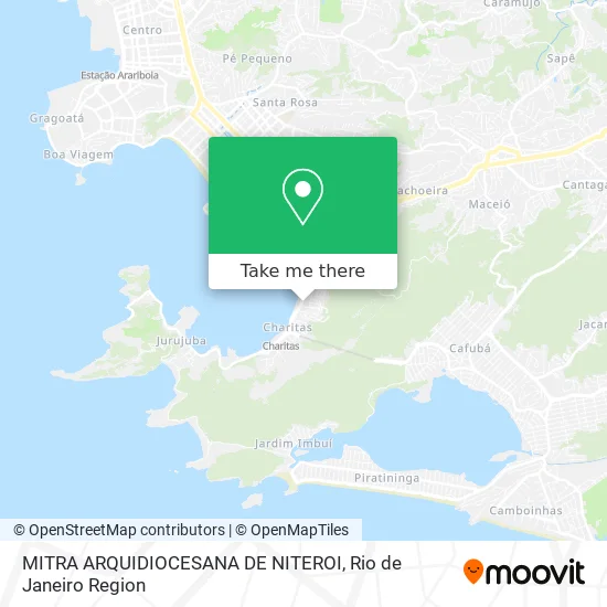 MITRA ARQUIDIOCESANA DE NITEROI map