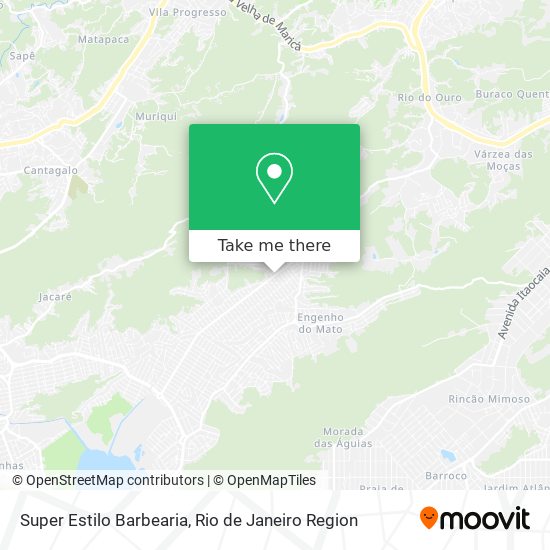 Super Estilo Barbearia map