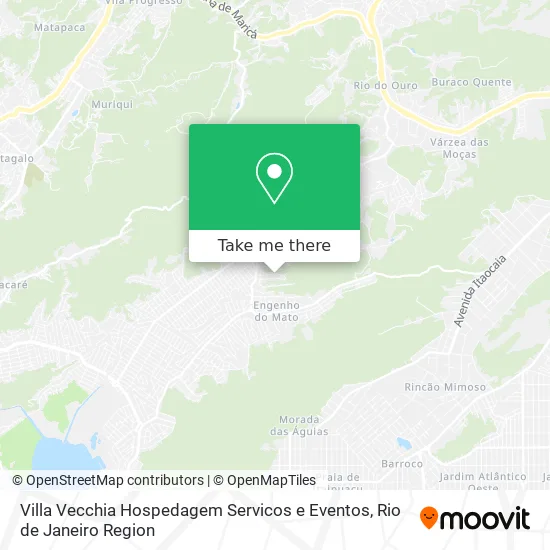 Villa Vecchia Hospedagem Servicos e Eventos map