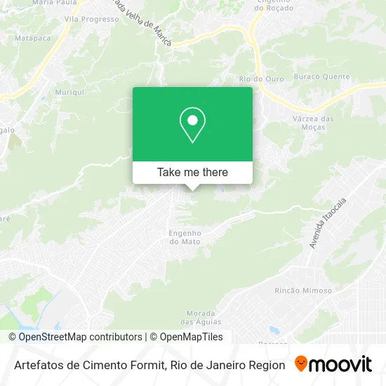 Artefatos de Cimento Formit map