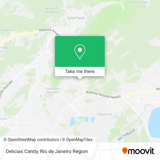 Delicias Candy map