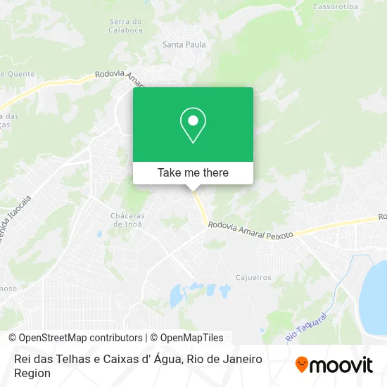 Rei das Telhas e Caixas d' Água map