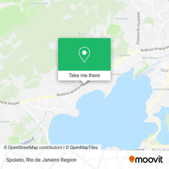 Spoleto map