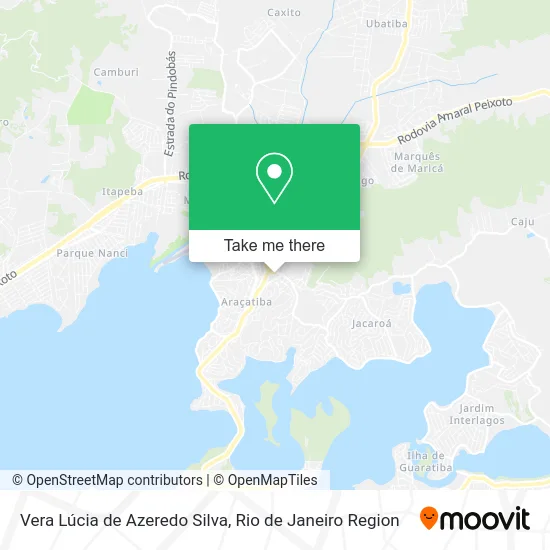 Vera Lúcia de Azeredo Silva map