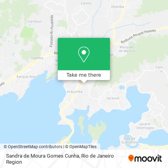 Sandra de Moura Gomes Cunha map