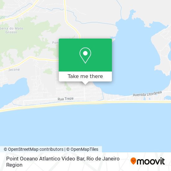 Point Oceano Atlantico Video Bar map