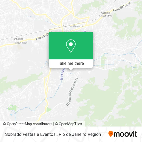 Sobrado Festas e Eventos. map