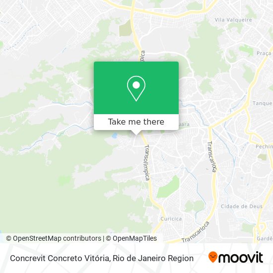 Concrevit Concreto Vitória map