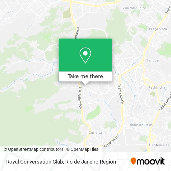 Mapa Royal Conversation Club