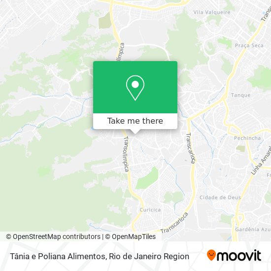 Tânia e Poliana Alimentos map