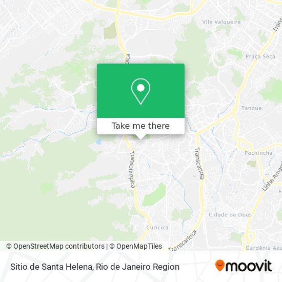 Sitio de Santa Helena map