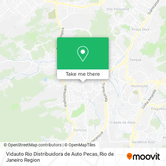 Vidauto Rio Distribuidora de Auto Pecas map