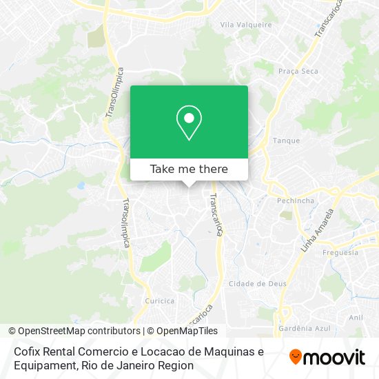 Cofix Rental Comercio e Locacao de Maquinas e Equipament map