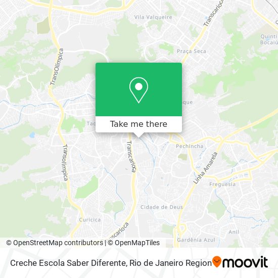 Creche Escola Saber Diferente map