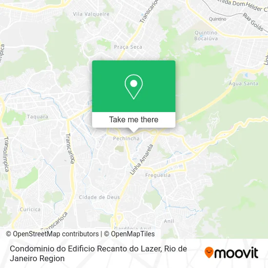 Condominio do Edificio Recanto do Lazer map