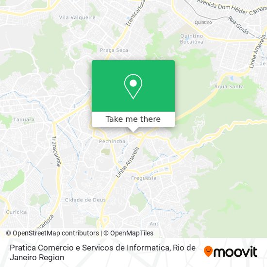 Pratica Comercio e Servicos de Informatica map