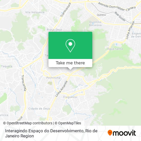 Interagindo Espaço do Desenvolvimento map